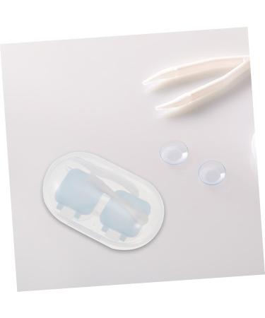 Solustrie Portable Silicone Contact Lens Case | Travel-Friendly Eye Care Storage | Stylish & Convenient | Ideal for Lenses & Accessories - Buy Online on GoSupps.com