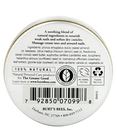 Burt's Bees Lemon Butter Cuticle Cream 0.6oz (5 Pack) | Moisturizing Cuticle Care - Buy Online on GoSupps.com