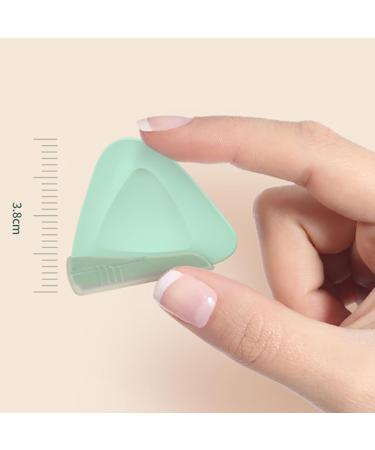 Buy Stainless Steel Facial Trimmer - Portable 2x Triangle Eyebrow Razor for Precision Grooming - Buy Online on GoSupps.com