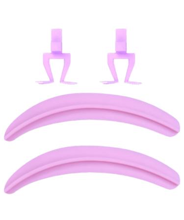 Silicone Eyelash Separator Tool - Eye Makeup Silicone Eyelash Separator for Extension | Lash Grafting Speeder Isolation Helper Separator Pads for Home Gathering Purple