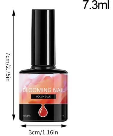 Nail Bloom Gel Spot Gel Nail Art Liquid with Watercolor Bloom Effect Clear and Light Formula 7.3ml for Wedding Travel Party Home  - Buy Online on GoSupps.com
