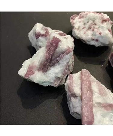 BAYDE 1pc Natural Gemstone Crystal Stones Rough Red Tourmaline Quartz Stone 120g-180g Ornaments WANHONGYIN Natural Luster - Buy Online on GoSupps.com