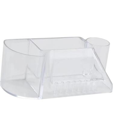Nail Drill Holder Box with Large Storage Capacity Transparent Design Compact Size for Nail Bits and Drill Heads Storage - Buy Online on GoSupps.com