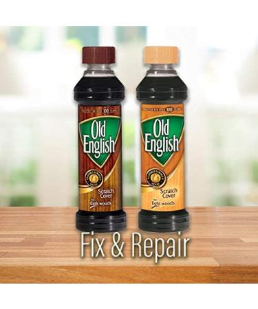 Old English Scratch Cover Light Woods 8 Fl Oz - Restores & Protects Wood Surfaces - Buy Online on GoSupps.com