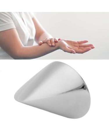 Verdant Touch Stress Reduction Massage Balls - Stainless Steel Hand Exercise Tool for Health & Relaxation | Geometrically Curved 180g - Buy Online on GoSupps.com