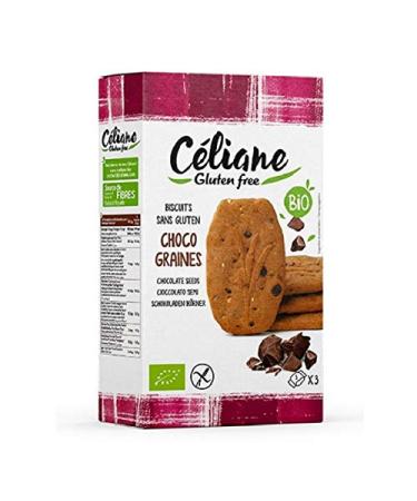 Céliane - Chocolate seed breakfast biscuits 150g - Sold per unit