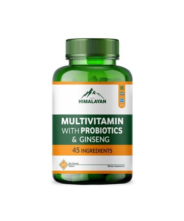 Divya Himalayan Multivitamin Tablets with Probiotics & Ginseng Promote Digestion & Support Immune Health | Whole Food Multivitamin Derivative - 60 Tablets