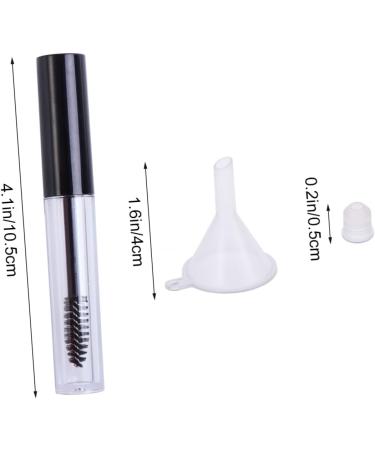 Didiseaon 10 Pcs Eyelash Brush Tube Empty Tube Empty Eyelash Tube Empty Lash Tube Empty Mascara Tube Black Lid 1 g (Pack of 1) Blackx2pcs - Buy Online on GoSupps.com