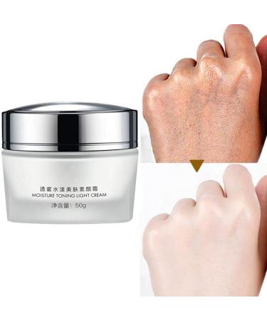 Laluerck Facial Makeup Toning Light Cream Hiding Pores Whitening Cream Moisturizer Facial Modification Cosmetics - Buy Online on GoSupps.com