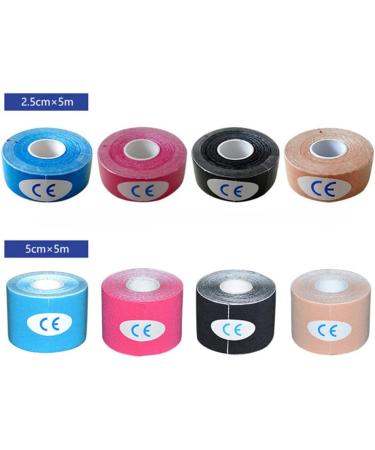 Kinesiology Tape 5CMx5M - Elastic Waterproof Sports Tape for Muscle Support - Light Blue - Buy Online on GoSupps.com