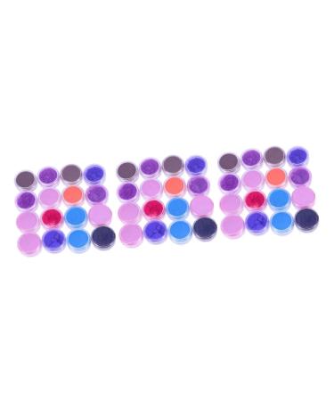 VILLCASE 3 Sets Eye Makeup Kits Pigment Eyeshadow Lip Gloss For Party Cosplay Art 16Pcs * 3 Random Colors 16pcsx3pcs as shown x 3pcs