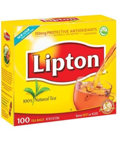 Lipton 100% Natural Tea Bags 100 ct by Lipton - Buy Online on GoSupps.com