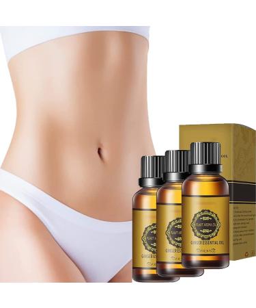 Abdominal Drainage Ginger Oil, Slimming Ginger Oil, Abdominal Drainage Ginger Oil (3) 3pcs