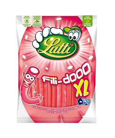 LUTTI Fili-Doo Xl Strawberry 180 g – Pack of 4