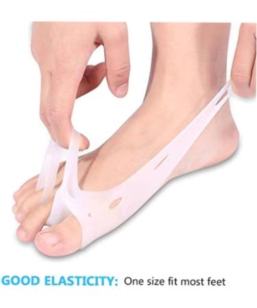 Bunion Corrector with Gel Toe Straightener - Pain Relief Silicone Toe Spacer for Athletes, Dancers, and Yoga Practitioners - Buy Online on GoSupps.com
