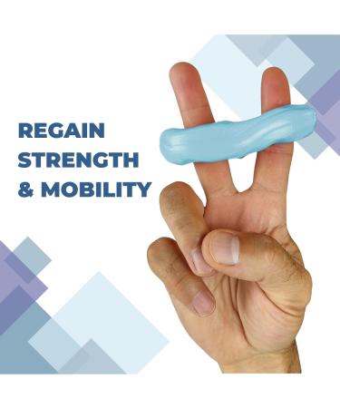 Blue Jay Elite Healthcare 6 Oz Hand Therapy Putty | Squeeze 4 Strength | Finger Exercises & Grip Training | Stress Relief & Rehabilitation | Blue - Buy Online on GoSupps.com