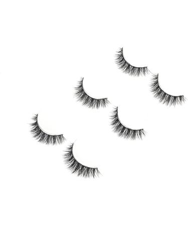 minkissy 3 Pairs Fake Lashes Natural Eyelashes Fake Eyelash False Eyelash Long Thick Eyelashes Dense - Buy Online on GoSupps.com