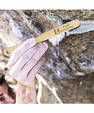 Premium Rock Climbing Brush with Thick Boar's Hair Bristles - Durable Bouldering Brush with Strong Handle | Ideal Rock Climbing Gift - Buy Online on GoSupps.com