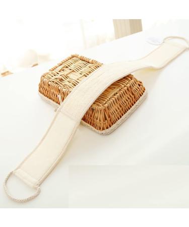 Natural Loofah Body Back Scrubber Set - Exfoliating Shower Sponge for Deep Skin Cleanse - Men & Women - Type 7 - Buy Online on GoSupps.com