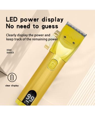 Pro Hair Clipper Electric Hair Clipper USB Rechargeable Hair Clipper Barber Hair Trimmer Men Electric Razor Men's Electric Shaver - Buy Online on GoSupps.com