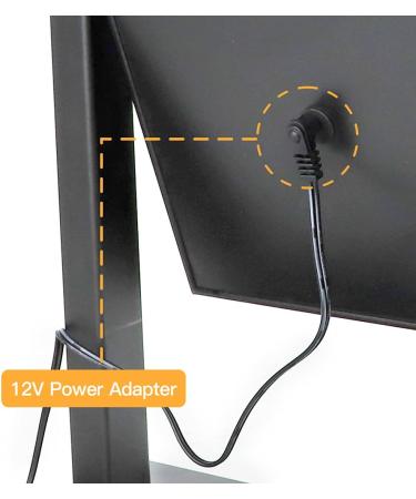 Depuley Hollywood Lighted Vanity Makeup Mirror with 9 Dimmer LED Bulbs - Smart Touch Control, 3 Lighting Modes, 10X Magnification, 360 Rotation (12in, Black) - Buy Online on GoSupps.com