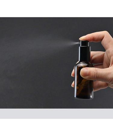 Buy Hacoly 2 Series Mini Glass Spray Bottles - 30ml Essential Oil & Cosmetic Vials with Black Caps - Perfect for Travel & DIY Creations - Buy Online on GoSupps.com