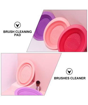 Premium Makeup Brush Scrub Pad & Cleaning Tools | Silicone Brush Cleaner Bowl & Mat for Professional Beauty Care - Buy Online on GoSupps.com