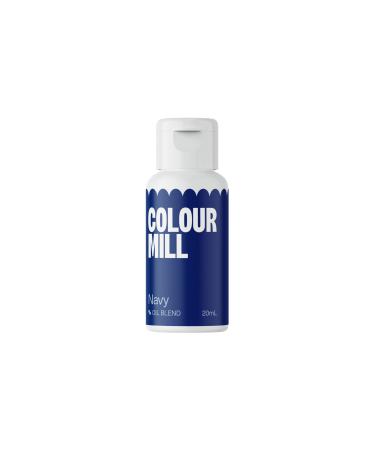 Color Mill Oil Blend Food coloring on an oil -based marine - food colors for chocolate fondant cupcakes cakes baking macaron - food coloring for tortendeco - 20ml marine 20 ml