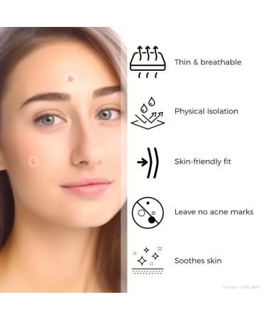Acne Cover Patches with Salicylic Acid - 144pc Hydrocolloid Spot Treatment for Pimples & Whiteheads | Overnight Blemish Care - Buy Online on GoSupps.com