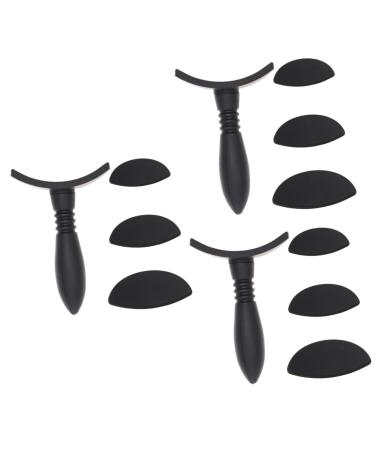 FRCOLOR 3 Sets Eye Shadow Stamp Girls' Accessories Makeup Cosmetic Eyeshadow Tool Eyeshadow Stamp for Home 1 count (Pack of 1) Blackx3pcs