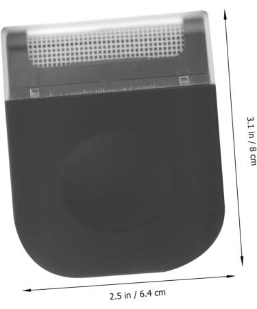 Healeved Mini Lint Remover | Manual Clothes Hair Ball Trimmer & Sweater Shaver - Black Medium | Perfect for International Shipping - Buy Online on GoSupps.com