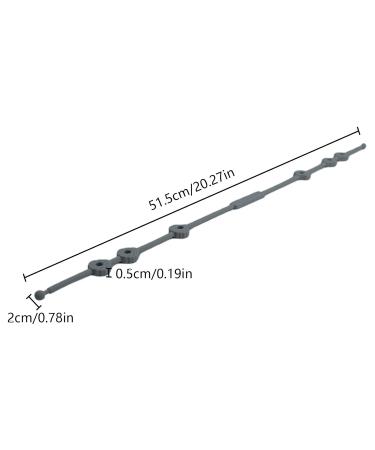 Multifunctional Stroller Toy Belts | Adjustable Pram Straps & Food Catcher for High Chairs | K Dark Gray - Toy Clip Bite Ring & Cup Holder - Buy Online on GoSupps.com