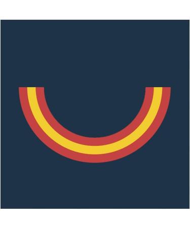 Cencibel Smart Casual Mask - Spanish Flag Design Navy Blue One Size | International Shipping Available - Buy Online on GoSupps.com