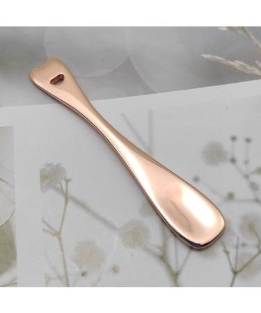 Desikixudy 5pcs Mini Metal Makeup Spatula Set for Eyebrow and Lipstick (Gold) - Buy Online on GoSupps.com