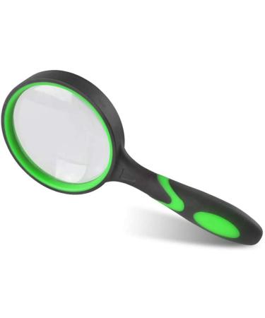 Magnifying Glasses for Hobbies Reading Magnifier High-Powered Handheld Magnifying Glass with LED Light HD 20 Times Old Reading Portable Extra Large Enlargement Mirror Vision