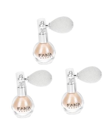 Beavorty 3 Pcs Spray Glitter Makeup Highlighters for Face Highlighter Powder Sprayer Highlight Powder Bottle Make up Plastic Accessories Ivoryx3pcs 7x5.5cmx3pcs
