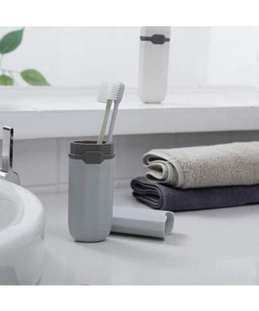 IHEHUA Travel Toothbrush Case | Portable Toothbrush Holder for Travel Camping & Business | Black Travel Essential - Buy Online on GoSupps.com