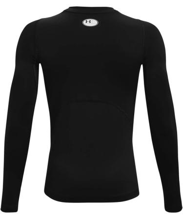 Under Armour Boys' HeatGear Long-Sleeve T-Shirt Black/Pitch Gray Large - Buy Online on GoSupps.com