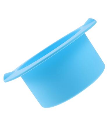 PopetPop 2st bowl for melting wax hair removal non-stick wax melting wax warmer-inner pot of melting waxed silicone bowl waxing heater liner pebble gel product bluex2st 12x12cmx2pcs