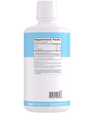RSP Nutrition Clean Active MCT Oil 32 oz - Premium Medium Chain Triglycerides - Buy Online on GoSupps.com