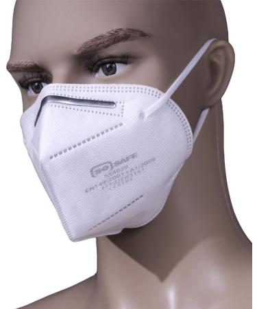 Mundsprung FFP2 Disposable Masks - 4-Layer CE Certified Oral & Nose Protection (10 Pack) - Buy Online on GoSupps.com