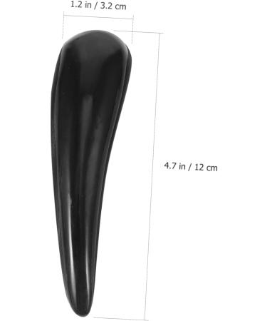 Tovinanna 2-in-1 Scratching Floor & Body Care Tool | Full Body Massage Gua Sha Scraper | Meridian Massage Device - Black (2pcs) - Buy Online on GoSupps.com