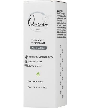  Querida Querida Anti-Fatica Energizing Men's Face Cream Intensive Firming Moisturizing Treatment Wrinkle Reduction and Skin Regeneration Made in Italy 50 ml - Buy Online on GoSupps.com