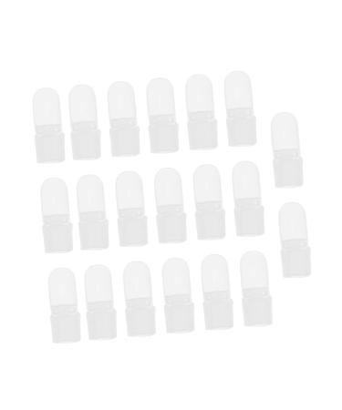 FRCOLOR 20pcs Nail Case Finger Nail Soakers Nail Paint Protector Polish Remover Wraps Nail Polish Soak off Nail Varnish Tip Nail Polish Protector Gelt Spar Varnish Plastic Manicure Barrier