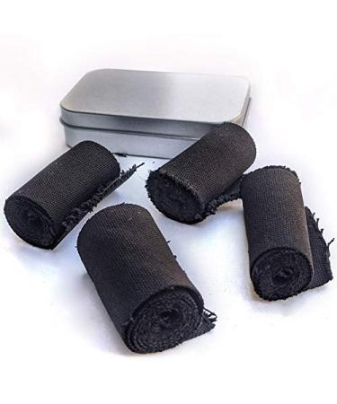 Kaeser Wilderness Supply Charcloth Char Cloth Fire Starter Hand Made in USA Camping Hiking Bushcraft 5 - Buy Online on GoSupps.com