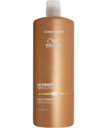 Wella Professionals Wella Professionals Ultimate Smooth Conditioner Nourishing Hair Care with Squalane & Omega-9 for Dry Dull and Frizzy Hair (1L)