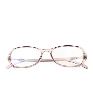 Fashion Large Frame Reading Glasses for Women Anti Blue Light Computer Readers Pink (Size : 2.25+)