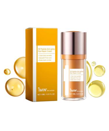 5D Peptide Anti-Wrinkle Firming Eye Cream 5D Peptide Anti Aging Eye Cream For Delicate Skin Under Eyes Hydration Hydrate Moisturize For Dark Circles and Puffiness (1PCS) 0.51 Fl Oz (Pack of 1)