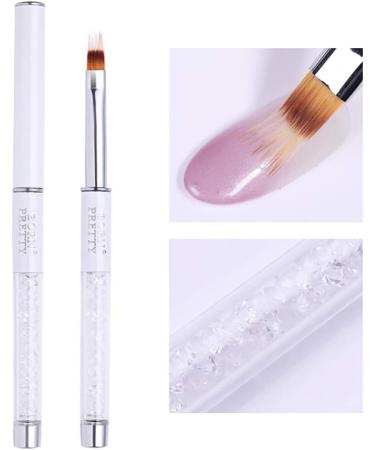 UV Gel Nail Brush Set - Ombre Nail Brushes with Rhinestone Handle | Professional Nail Art Tools & Pens for Perfect Manicures - Buy Online on GoSupps.com