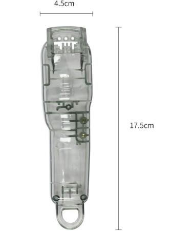 RIYAN 1Set Gray Hair Clipper Back Housing Cover Clear Front Lid for Hair Trimmer Tools Kit - Buy Online on GoSupps.com